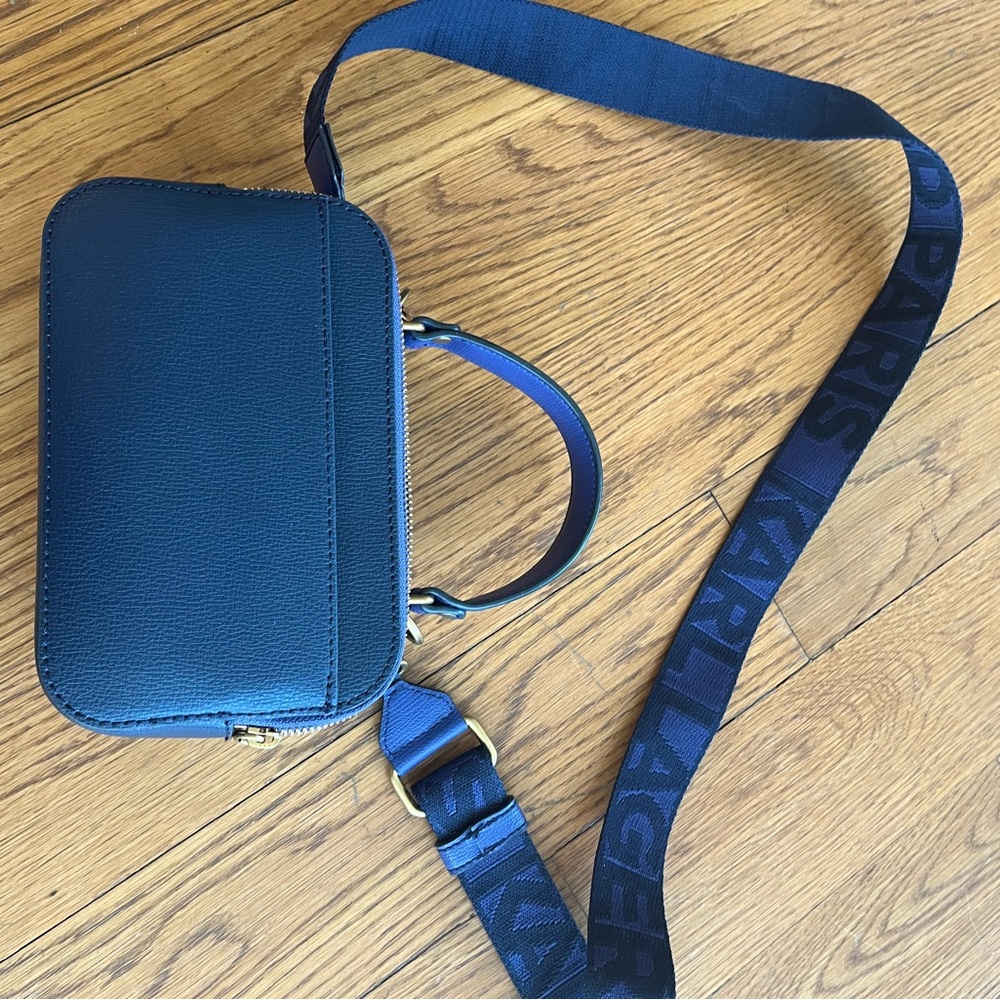 Karl Lagerfeld Simone NWOT SFPF Leather Crossbody Bag - Picture 3 of 3